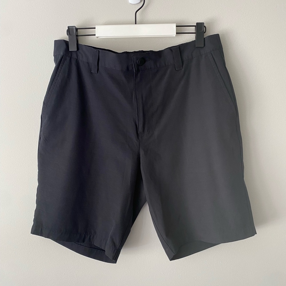 Banana Republic Black Flat Front Shorts